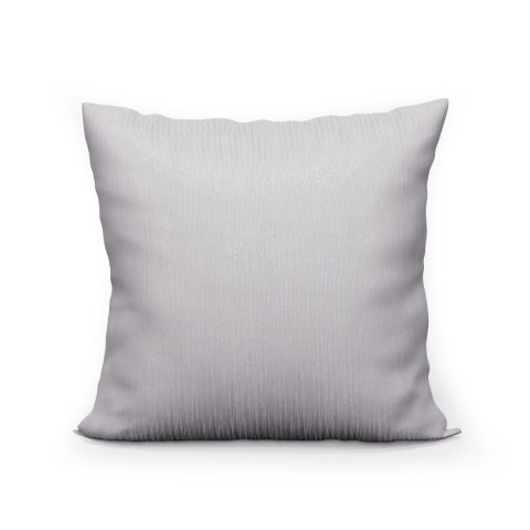 EMMA Poszewka dekoracyjna, rozmiar 40x40, kolor 002 jasny szary z lurexem 004768/POP/002/040040/1