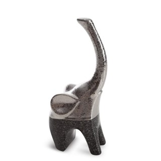 FIGURKA DEKORACYJNA LEO (01) 10 X 7 X 22 CM SREBRNY