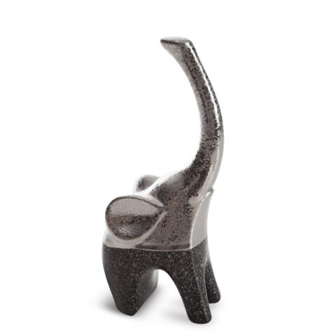 FIGURKA DEKORACYJNA LEO (01) 10 X 7 X 22 CM SREBRNY