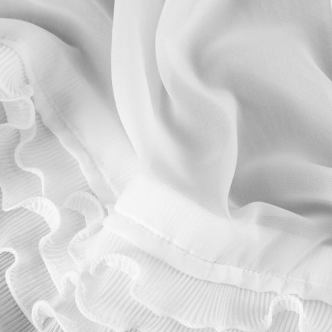 FIRANA GOTOWA LUISA NA TAŚMIE 140 X 250 CM BIAŁY