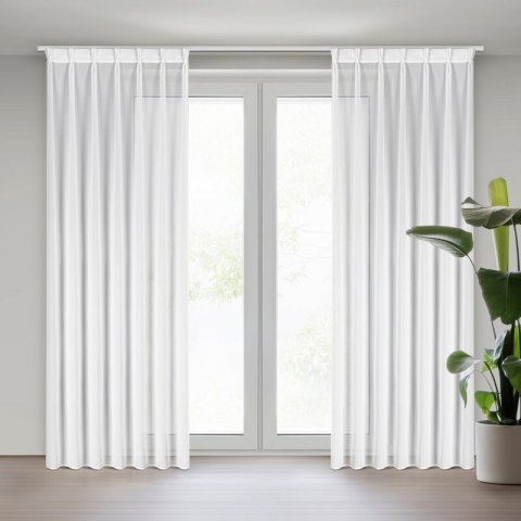 FIRANA GOTOWA RUBY 140 X 270 CM BIAŁY