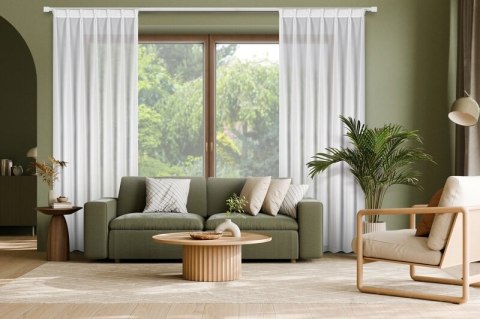 FIRANA GOTOWA RUBY 140 X 270 CM BIAŁY