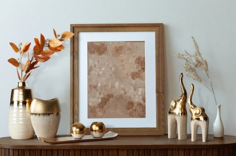 KULA DEKORACYJNA MAX 8 X 8 X 8 CM KREMOWY