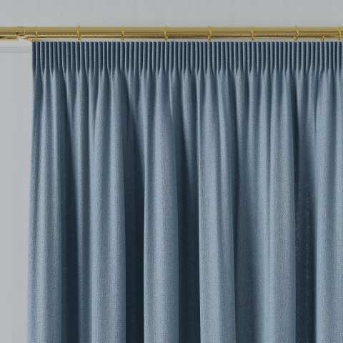 LORA Tkanina dekoracyjna, wysokość 300cm, kolor 023 jasny niebieski TD0036/TDP/023/000300/1