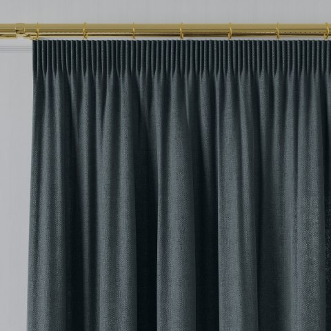 LORA Tkanina dekoracyjna, wysokość 300cm, kolor 822 szaroturkusowy TD0036/TDP/822/000300/1