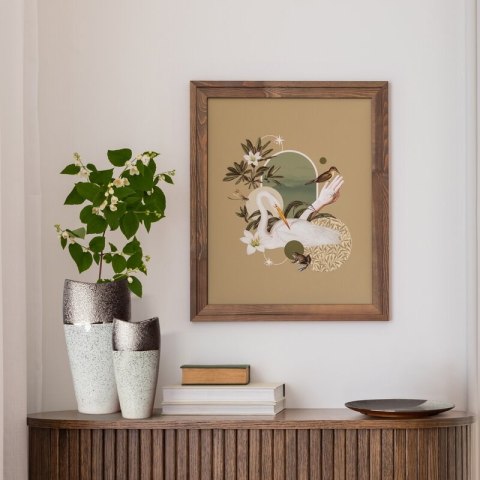 PATERA DEKORACYJNA MILO (01) 31 X 31 X 4 CM BIAŁY