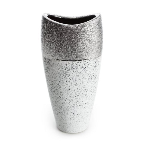 WAZON DEKORACYJNY MILO (02) 14 X 10 X 28 CM BIAŁY