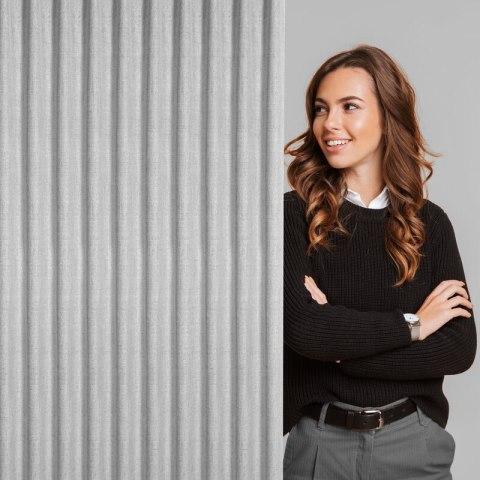 ZASŁONA GOTOWA JULA 210 X 270 CM POPIELATY