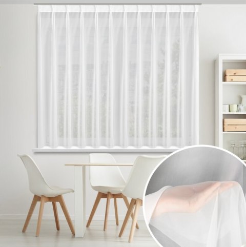 FIRANA GOTOWA LUCY 400 X 170 CM BIAŁY