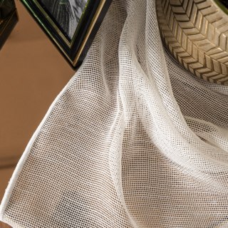 Firanka fantazyjna z ołowianką, wysokość 300cm, kolor 002 kremowy 001832/OLO/002/000300/1