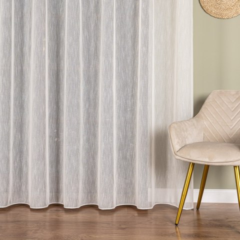 Firanka fantazyjna z ołowianką, wysokość 300cm, kolor 002 kremowy 001832/OLO/002/000300/1