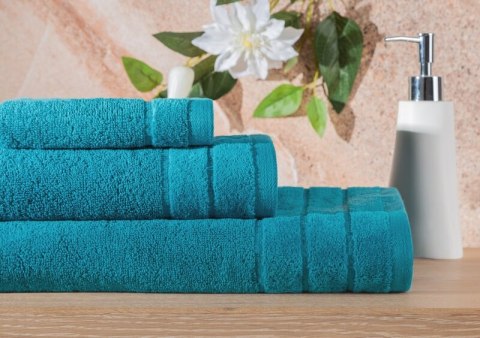 RĘCZNIK DAMLA (14) 70 X 140 CM JASNOTURKUSOWY