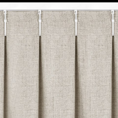 ZASŁONA GOTOWA JULA 210 X 270 CM JASNOBEŻOWY