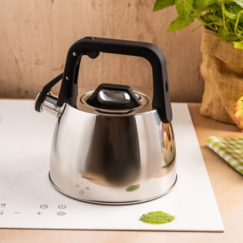 CZAJNIK STALOWY Z GWIZDKIEM 2,5L KLAUSBERG KB-7914