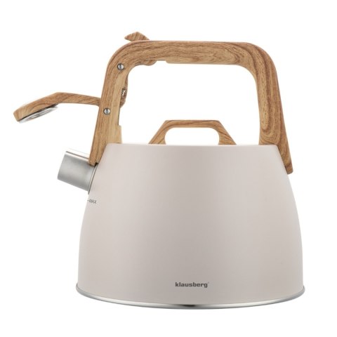 CZAJNIK STALOWY Z GWIZDKIEM 2,5L KLAUSBERG KB-7917