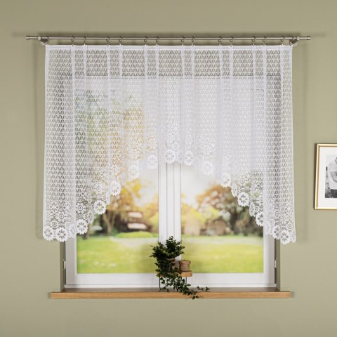 Firanka gotowa żakardowa FAUSTYNA 120x250 cm kolor biały