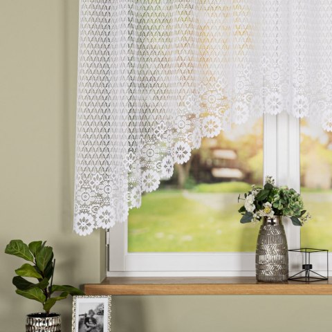 Firanka gotowa żakardowa FAUSTYNA 140x250 cm kolor biały
