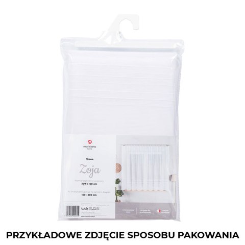 Firanka gotowa żakardowa FAUSTYNA 140x250 cm kolor biały