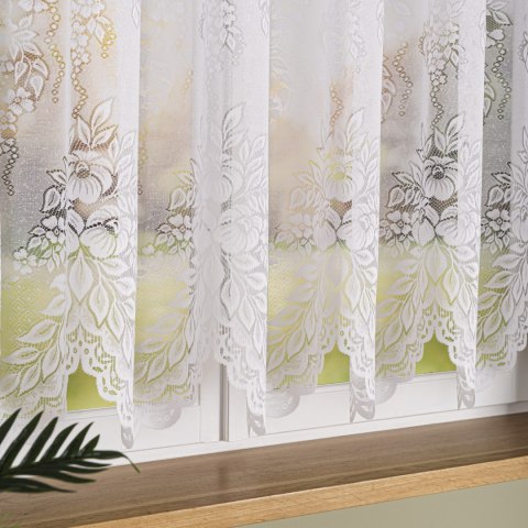 Firanka żakardowa na metry 361350 wysokość 150 cm kolor biały