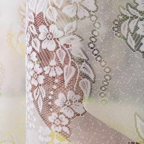 Firanka żakardowa na metry 361350 wysokość 150 cm kolor biały