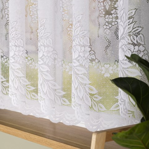 Firanka żakardowa na metry 361350 wysokość 150 cm kolor biały