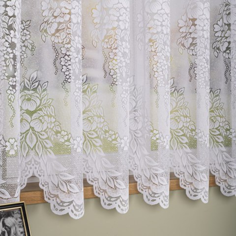 Firanka żakardowa na metry 361350 wysokość 170 cm kolor biały