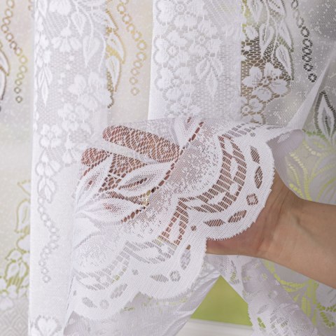Firanka żakardowa na metry 361350 wysokość 170 cm kolor biały