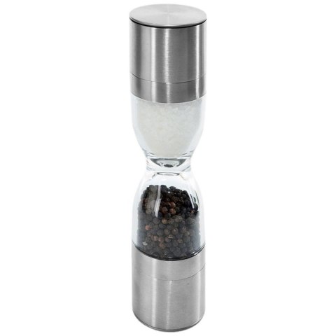 PODWÓJNY MŁYNEK KLEPSYDRA DO PIEPRZU I SOLI ORION 130181