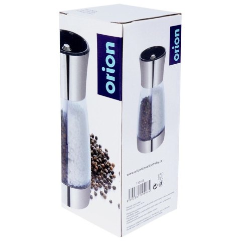 PODWÓJNY RĘCZNY MŁYNEK DO PIEPRZU I SOLI ORION 130163