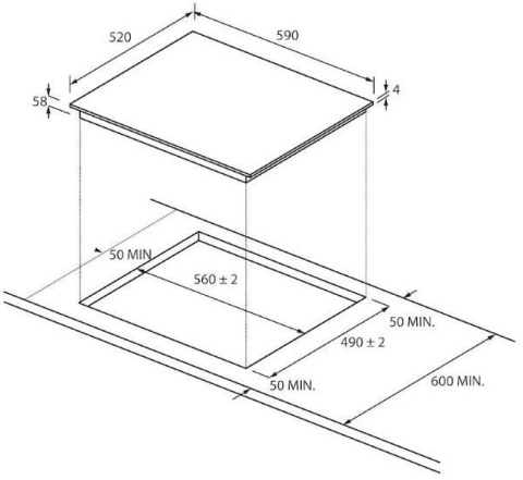 Płyta indukcyjna Kernau KIH 6426-4B