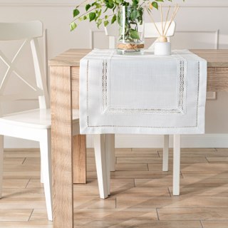 SELVIA Bieżnik z gipiurą, szerokość 38cm x wysokość 160cm, kolor 001 biały 250200/KSP/L01/038160/1