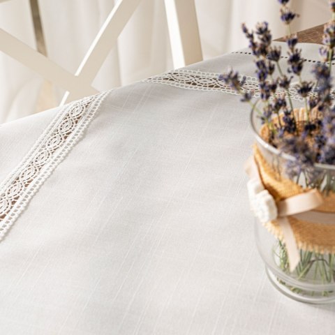 SELVIA Serweta z gipiurą, szerokość 85cm x wysokość 85cm, kolor 001 biały 250200/KSP/L01/085085/1