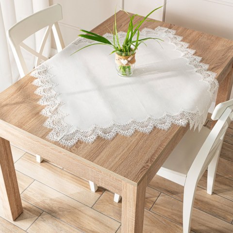 SERENA Serweta z gipiurą, szerokość 85cm x wysokość 85cm, kolor 001 biały 202531/KSP/001/085085/1