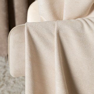 SOFT Zasłona gotowa na przelotkach, szerokość 140cm x wysokość 260cm, kolor 001 kremowy TD0035/ZGP/001/140260/1