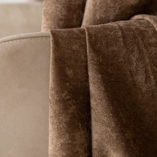 SOFT Zasłona gotowa na przelotkach, szerokość 140cm x wysokość 260cm, kolor 007 jasny brązowy TD0035/ZGP/007/140260/1