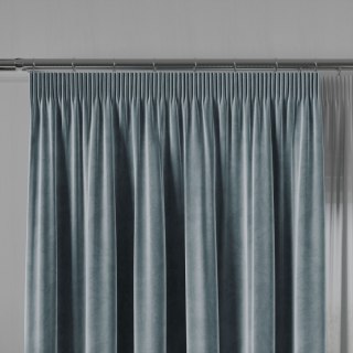 VELVI Zasłona gotowa na taśmie, szerokość 140 x wysokość 250cm, kolor 063 niebieski VELVI0/ZGT/063/140250/1