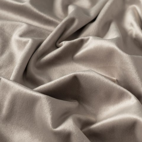 VELVI Zasłona gotowa na taśmie, szerokość 140 x wysokość 260cm, kolor 017 szaro-beżowy VELVI0/ZGT/017/140260/1