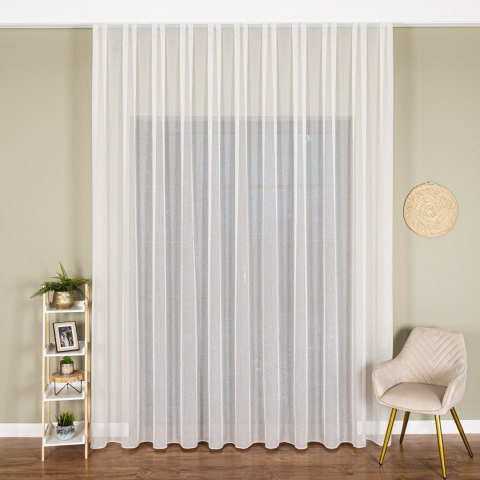 Firanka fantazyjna z ołowianką, wysokość 300cm, kolor 012 kremowy 002040/OLO/012/000300/1