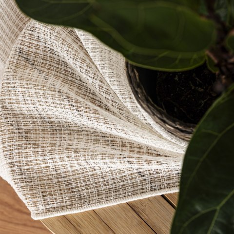 Firanka fantazyjna z ołowianką na metry 318891 wysokość 320 cm kolor kremowy