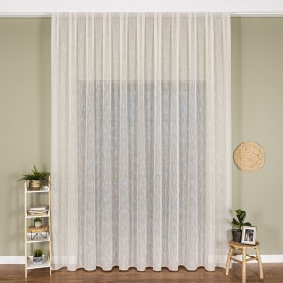 Firanka fantazyjna z ołowianką na metry 318891 wysokość 320 cm kolor kremowy