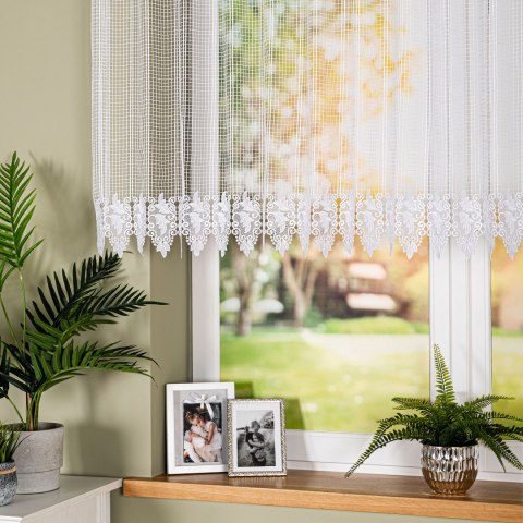 Firanka gipiurowa, wysokość 110cm, kolor 001 biały 016409/447/001/000110/1