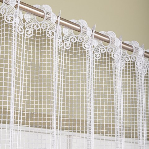 Firanka gipiurowa, wysokość 110cm, kolor 001 biały 016409/447/001/000110/1