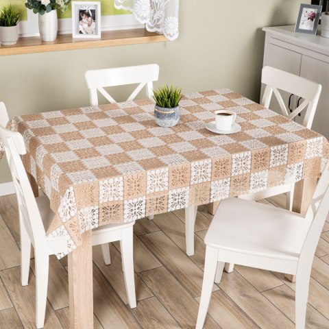 Firanka żakardowa, kolor biały, wysokość 605098/000/301/000120/1