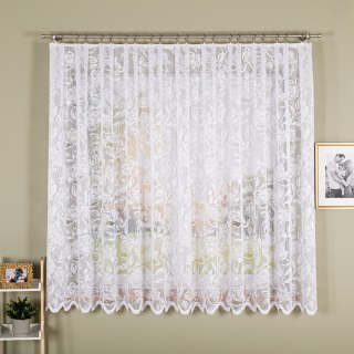 Firanka żakardowa na metry 037800 wysokość 170 cm kolor biały