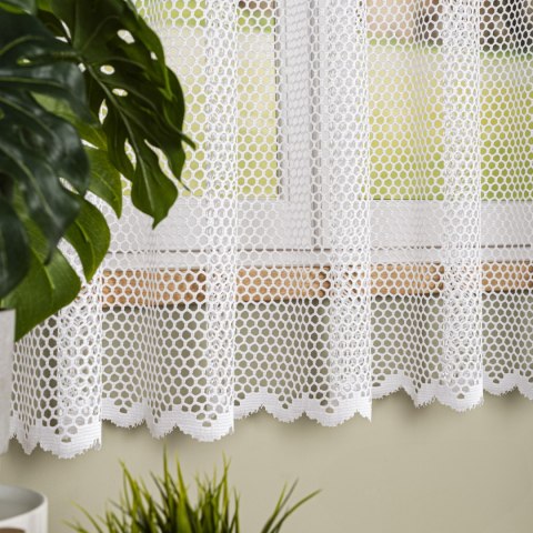 Firanka żakardowa na metry 011607 wysokość 180 cm kolor biały