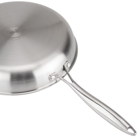 PATELNIA STALOWA 30cm Z POWŁOKĄ PLASTER MIODU E-7550