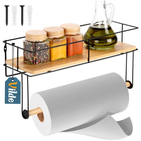 PÓŁKA NA PRZYPRAWY + WIESZAK NA RĘCZNIK PAPIEROWY 229224