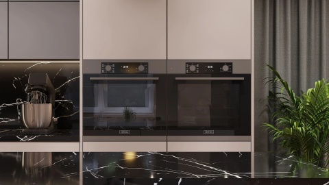 Piekarnik elektryczny Kernau KBO 1073 S PT Matt Black