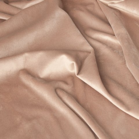 VELVI Zasłona gotowa na taśmie, szerokość 140 x wysokość 160cm, kolor 001 ciemny beżowy VELVI0/ZGT/001/140160/1