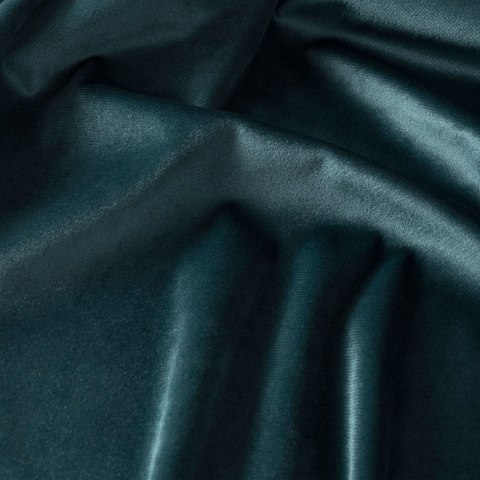 VELVI Zasłona gotowa na taśmie, szerokość 140 x wysokość 230cm, kolor 008 ciemny turkusowy; petrol VELVI0/ZGT/008/140230/1